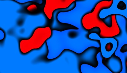 3D abstract background with paper cut shapes. Abstract design layout for business presentations, flyers, posters and invitations. Blue carving art