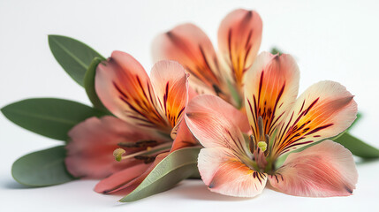 Naklejka premium orange lily flower, close up of flower 