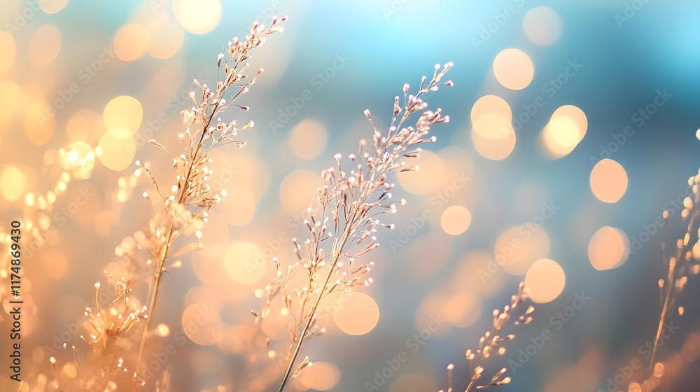 Poster ethereal sparkles of tonal radiance blending shimmering and harmonious contours with vibrant mystica