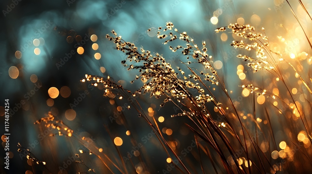 Poster radiant bokeh softness glowing shimmering transitions ethereal vibrant shadows blending of luminous 