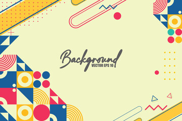 Obraz premium colors minimalism geometric design banners template backgrounds for cover posters flyers invitation