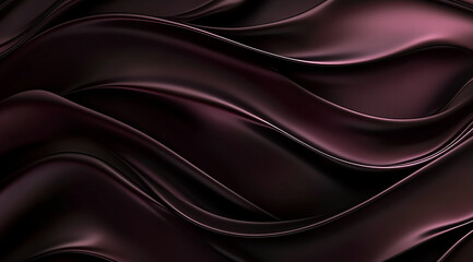 Fototapeta premium Desain abstrak gelombang sutra merah, menciptakan estetika visual yang memukau