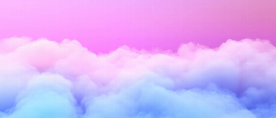 Dense fog envelops a mountain ridge revealing an ethereal landscape at dawn