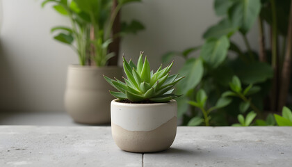 Fototapeta premium Minimalist Greenery