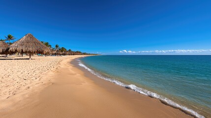 Relaxing beach day at a tropical paradise stunning coastline photography bright sunshine serene viewpoint vacation vibes