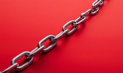 Obraz premium chains for feeling trapped concept