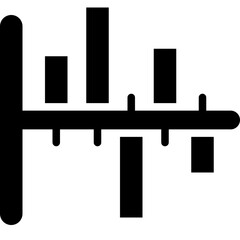 profit and loss solid icon