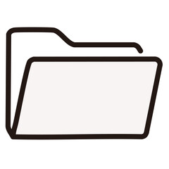 Folder icon vector 