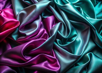 Obraz premium Luxurious Satin Sheets: Smooth, Silky, and Elegant Bedding