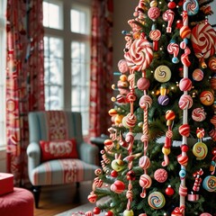 Candy Cane Christmas Tree Decorations: Festive Holiday Decor Ideas