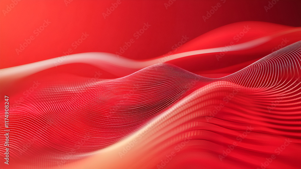 Poster abstract red wallpaper with copy space background, abstract red color background design with illustr