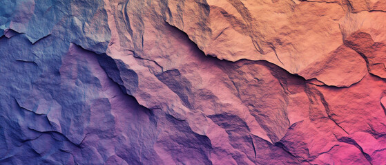 Fototapeta premium Detailed textures showcase the vibrant colors of a unique space rock formation
