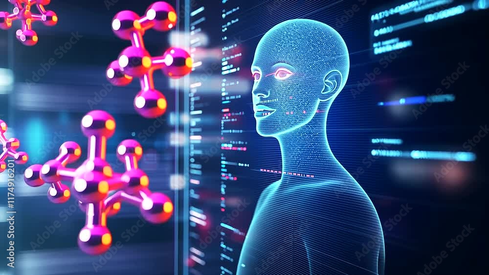 Poster futuristic interface for machine learning in antibody optimization