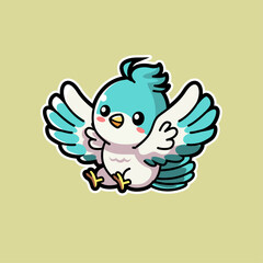 Blue Bird cute 