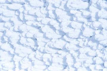 Snowy patterns shaped by winds