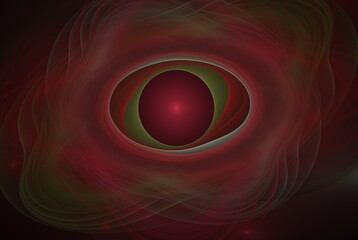 Computer generated fractal pattern and shape