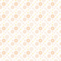 beautiful abstract, colored background with flower shapes and spirals