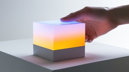 Illuminating Cube: A Touch of Color and Light