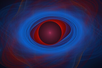 Computer generated fractal pattern and shape