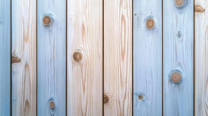 Fototapeta premium A close up shot of weathered wood planks on an old barn, sun bleached and textured with knots and grains, conveying a sense of history and rural life.