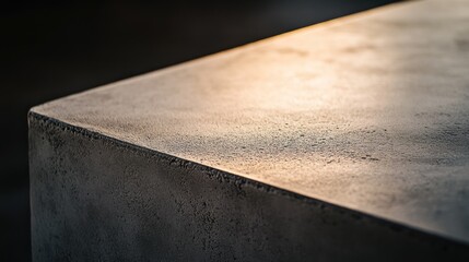 Illuminated Concrete Cube, Texture Background