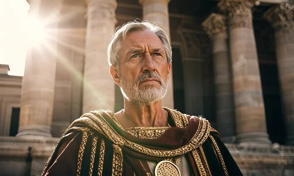 Senators of ancient Rome.