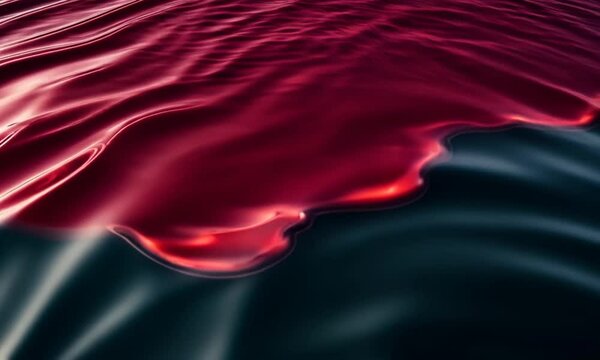 Blood in the sea.