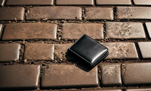 Wallet on the floor.