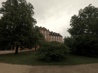 The castle park of Wiesbaden-Biebrich/Germany