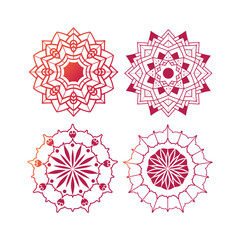 Vector mandala design. Colorful mandala background. Decorative pattern mandala design. Mandala for Coloring Pages