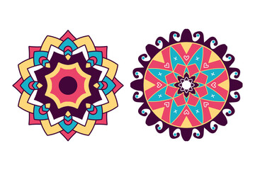 Vector mandala design. Colorful mandala background. Decorative pattern mandala design. Mandala for Coloring Pages 
