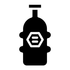 Bottle Drink Water Glyph Icon