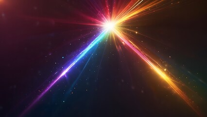 Colorful Lighting  lens flare background 