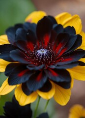 red and yellow flower