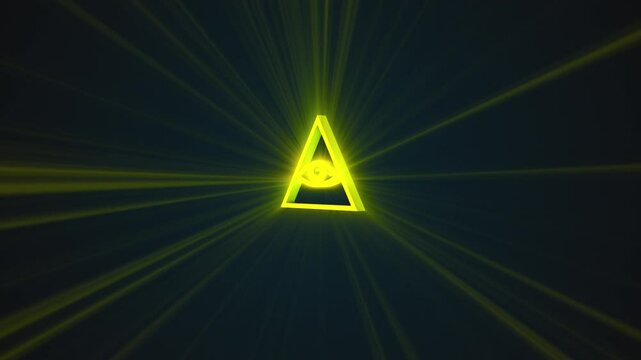 The Eye of Providence. Computer generated