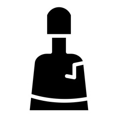 Obraz premium Plastic Pollution Trash Glyph Icon