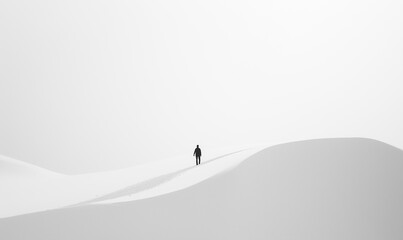 Hiking trail landscape