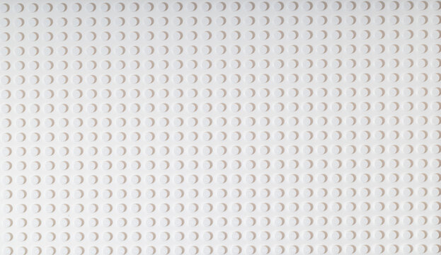 White background of the LEGO Classic baseplate
