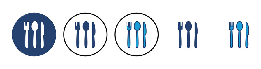spoon and fork icon vector. spoon, fork and knife icon vector. restaurant icon