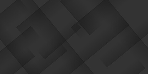 Abstract modern geometric diagonal lines background with black & gray square Element on dark silver modern design for poster, banner, wallpaper, mockup, flyer, and report. Vector illustration.
