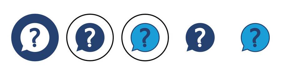Question icon vector. question mark icon vector.