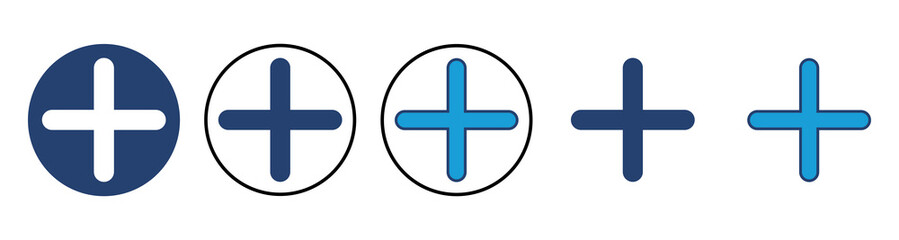 Plus Icon vector. Add plus icon