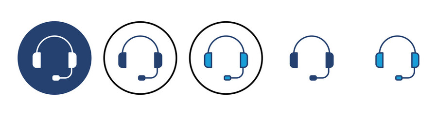 Headphone icon vector. Headvector icon symbols