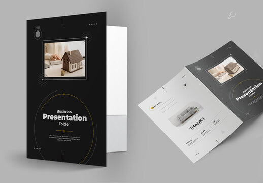Presentation Folder Layout