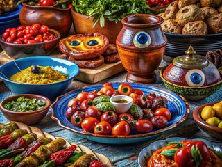 Mythical Greek Feast: Ambrosia & Cyclops Eye