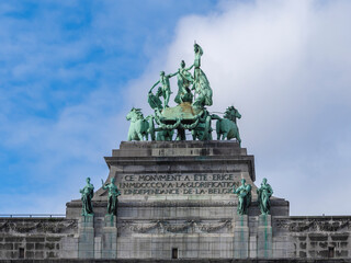 Obraz premium Le cinquantenaire à Bruxelles