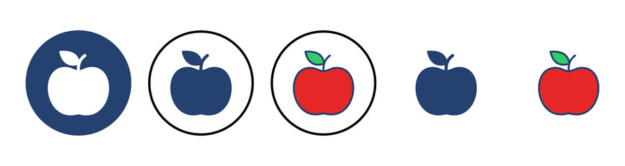Apple icon vector. Apple vector icon. apple symbols for your web design.