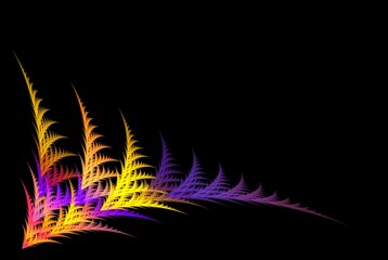 Fototapeta premium Computer generated fractal pattern and shape