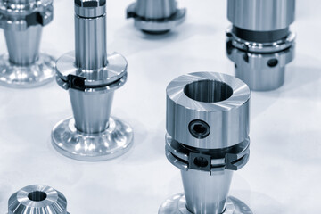 Industrial metalworking concept, milling cutter, metal cutter close up CNC cutters for metal....