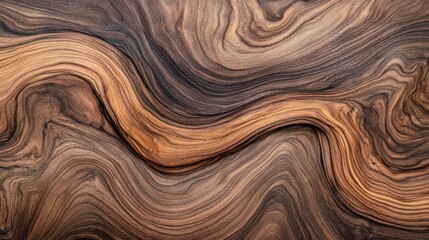 Abstract Wood Grain Texture with Swirling Patterns